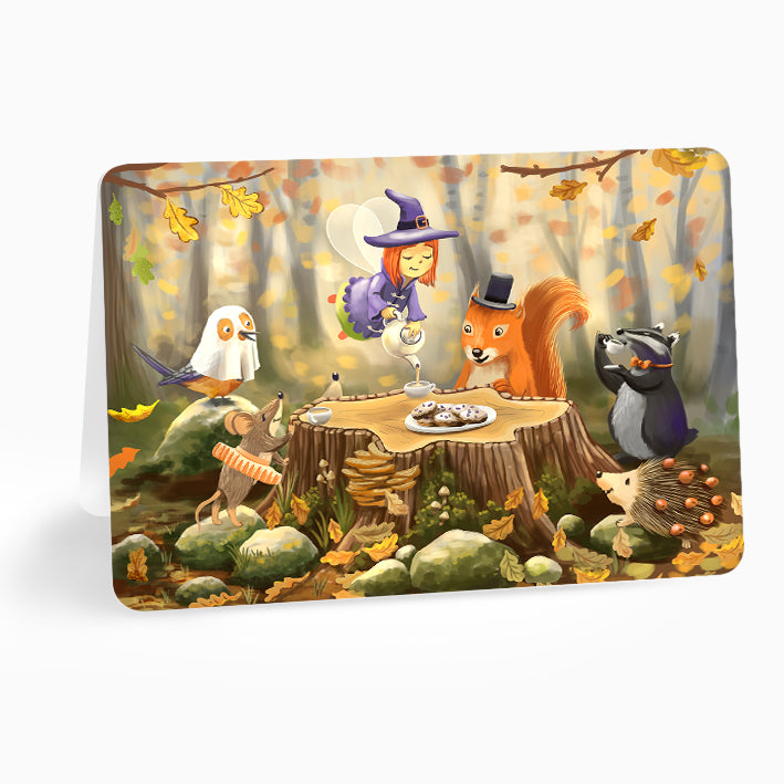 Felicitare 2025 - Forest tea party