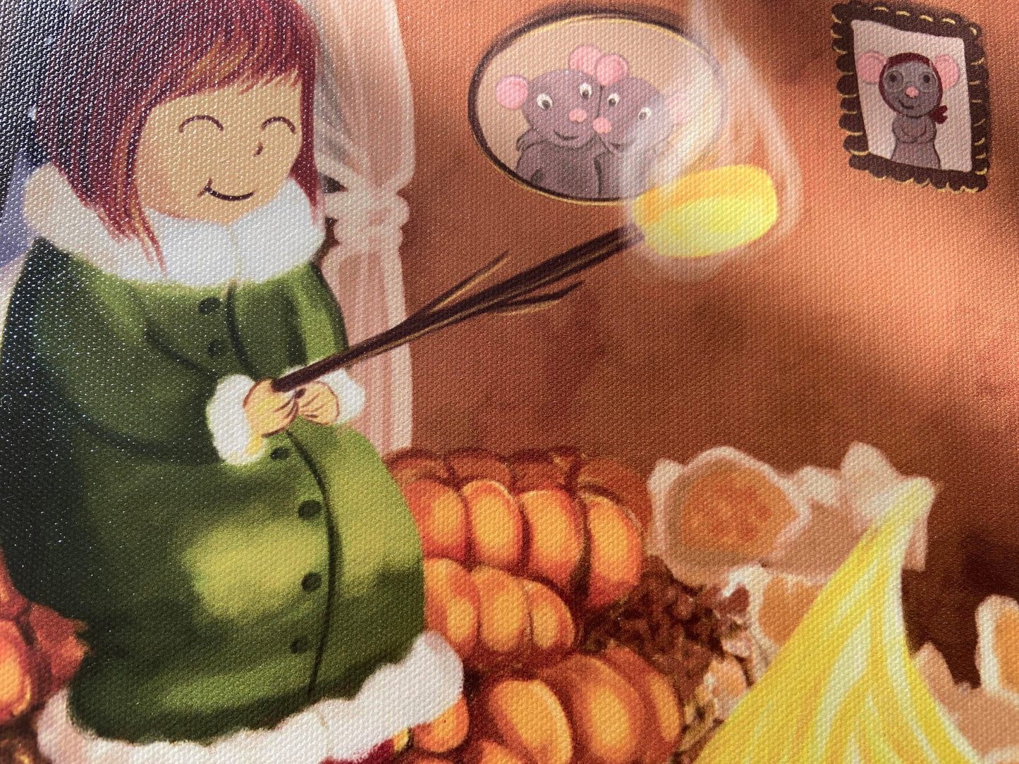 Print pe pânză înrămat - Popcorn