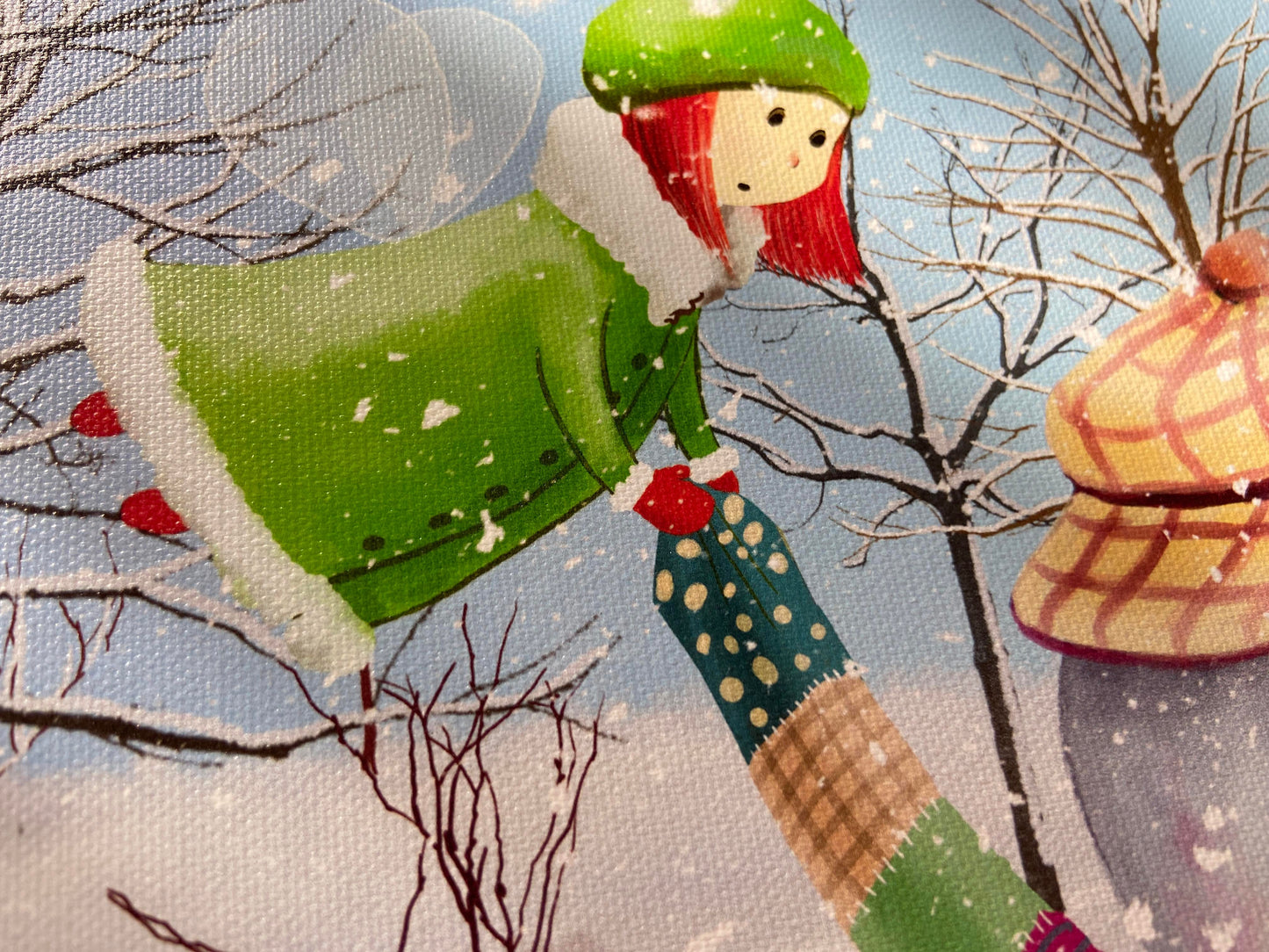 Print pe pânză - Snowman Fairy