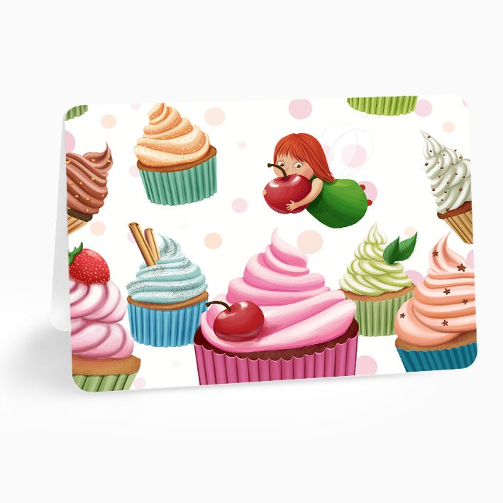 Felicitare - Cupcakes