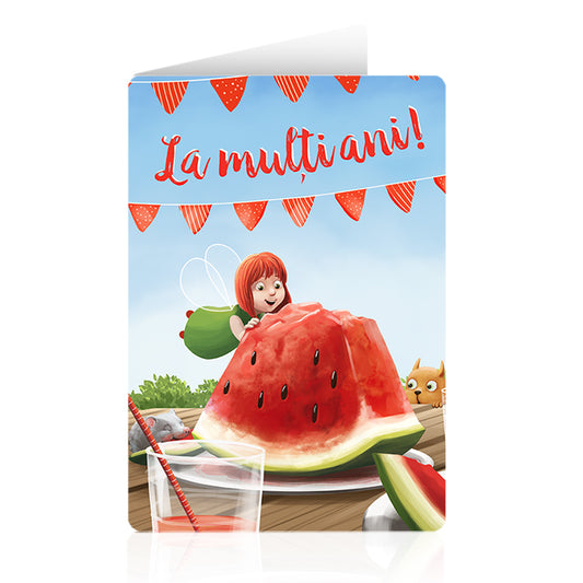 Felicitare - La mulți ani! (pepen)