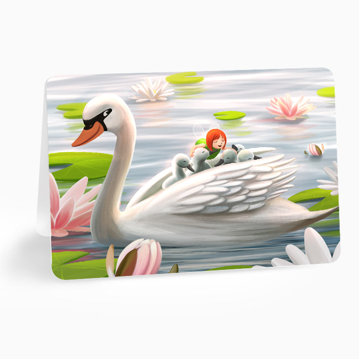 Felicitare - Swans