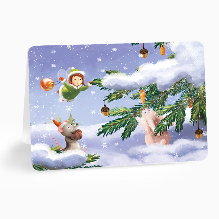 Felicitare - Tree decor