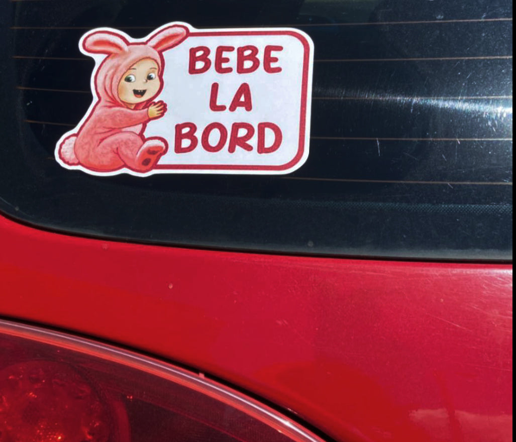 Semn avertizare „Bebe la bord”