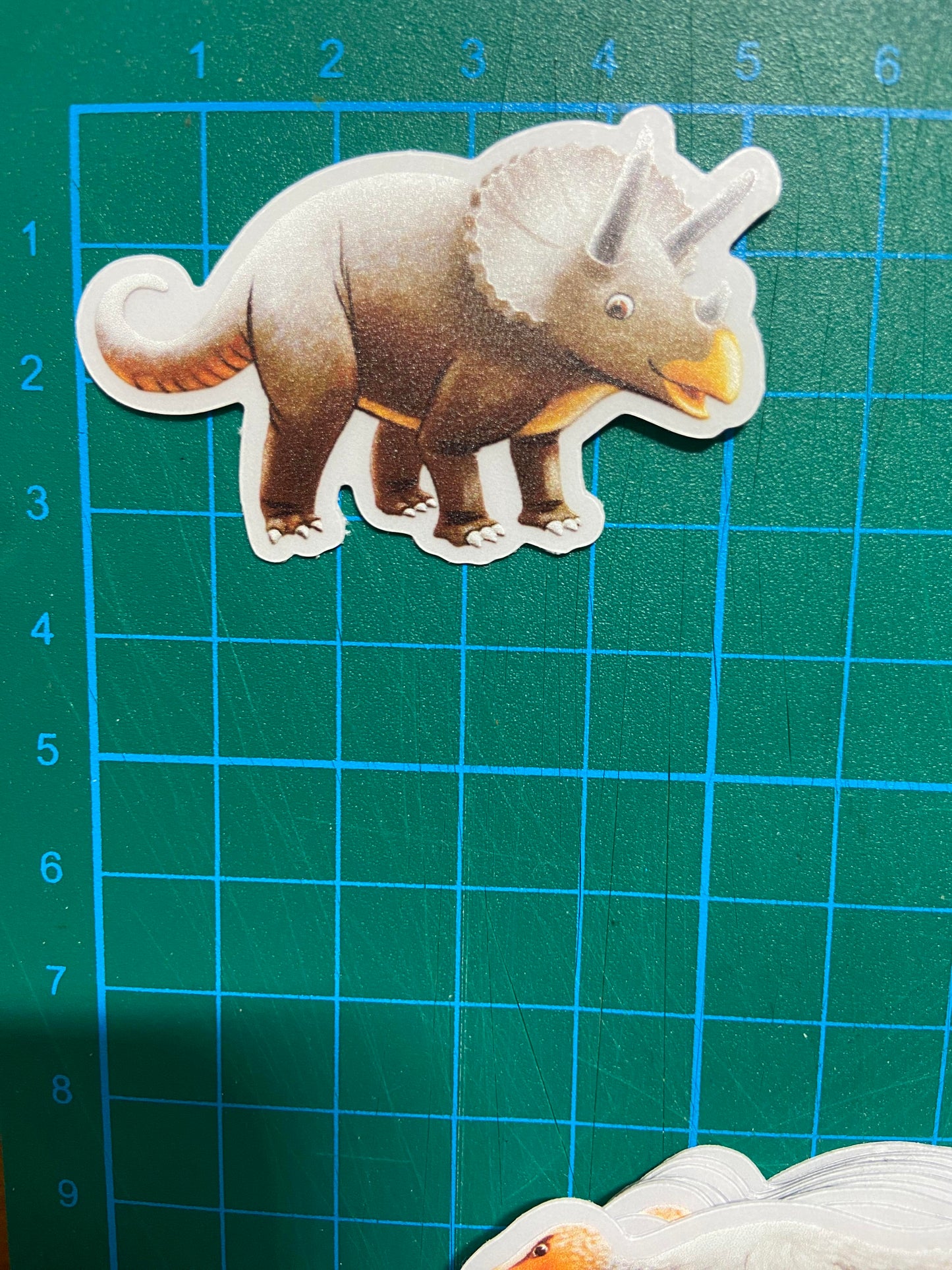 Sticker mic - Triceratops