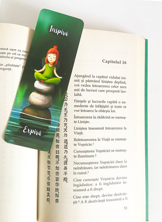 Semn de carte "Inspiră-Expiră"