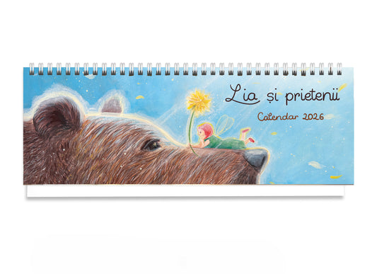 PRECOMANDĂ Calendar de birou Lia și prietenii, 2026