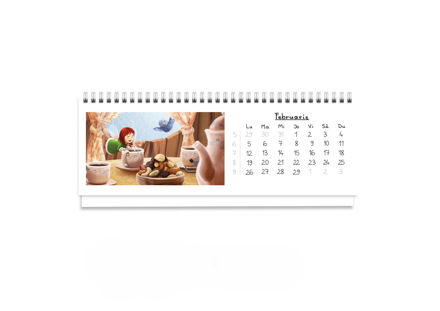 Calendar de birou Lia și aromele, 2024