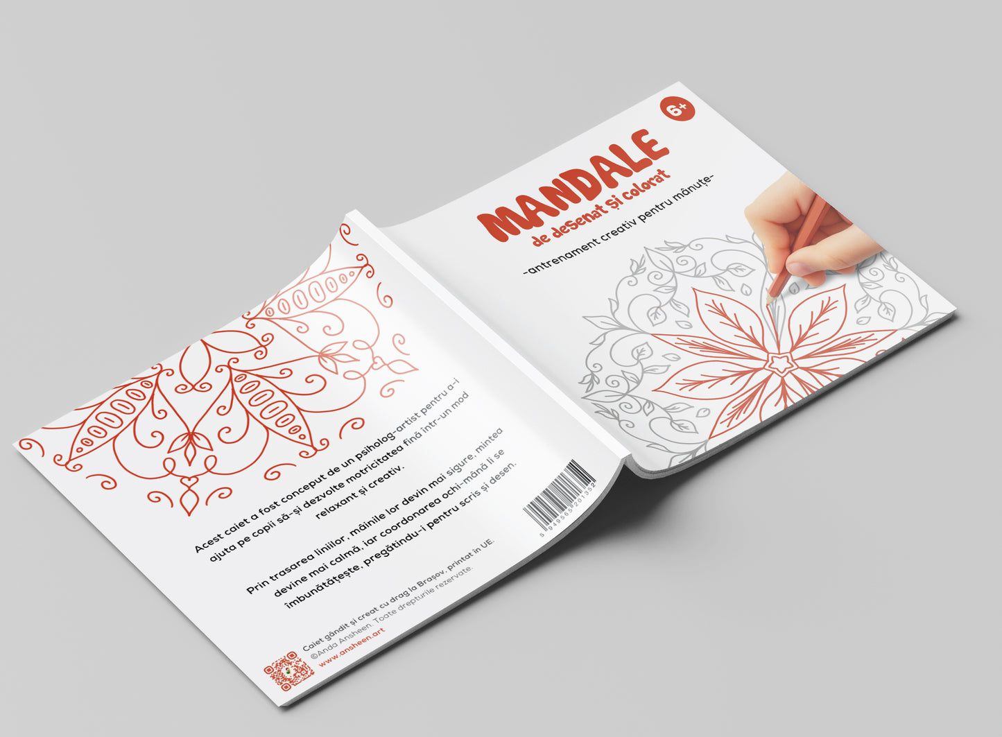 Mandale - Caiet de antrenament pentru mânuțe