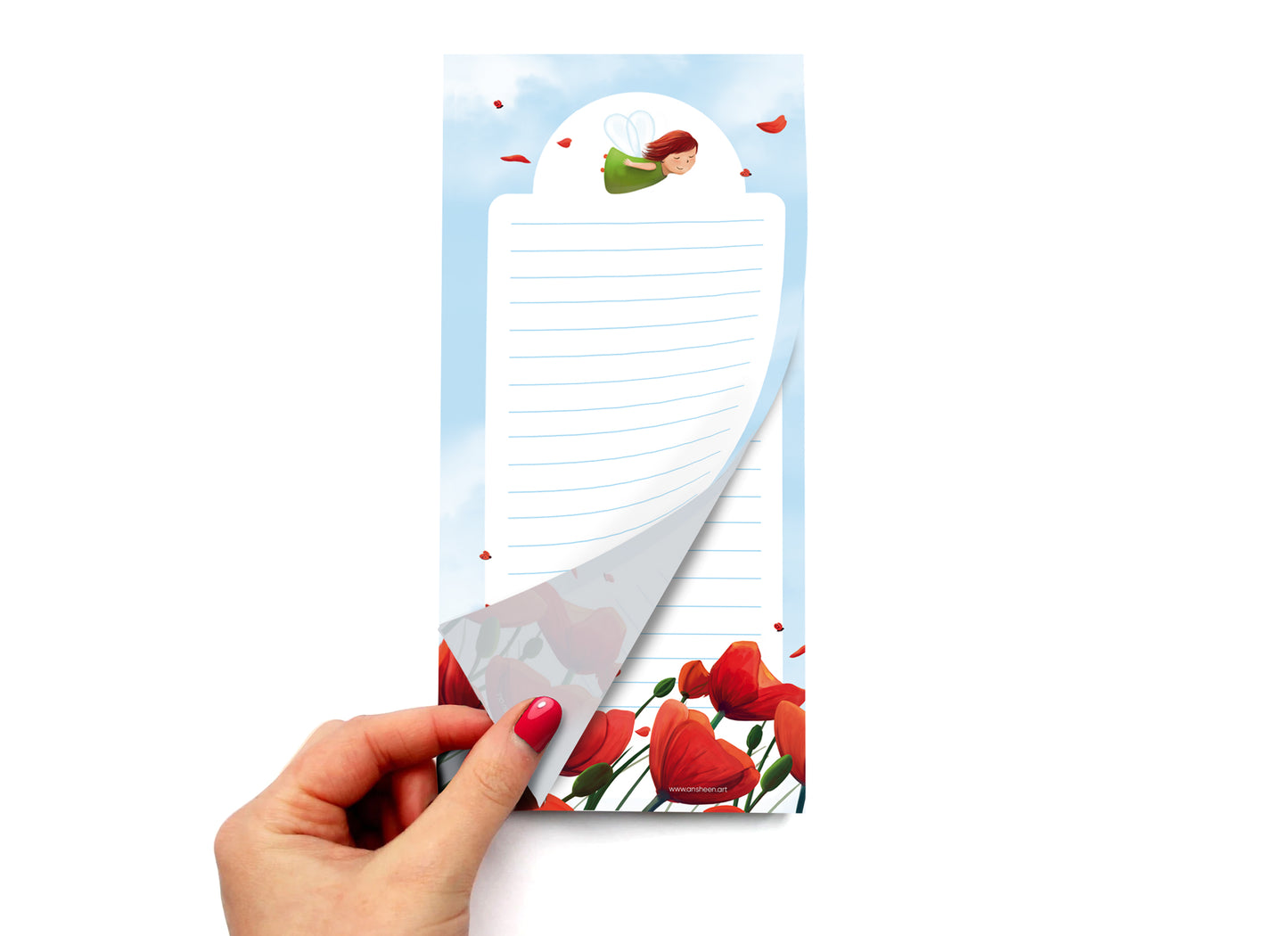 Bloc notes magnetic cu Lia